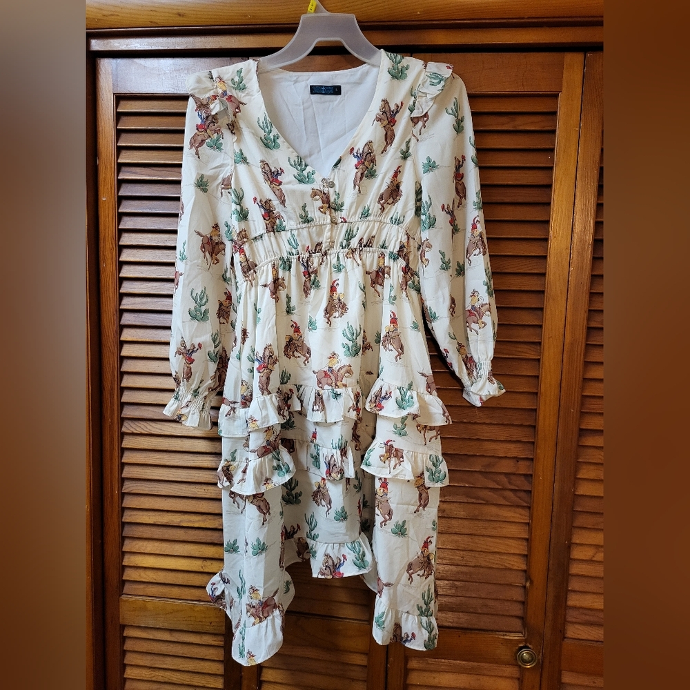 Floral Ruffle Dress